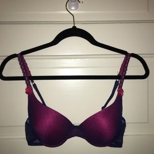 Bow Detail Pushup Bra